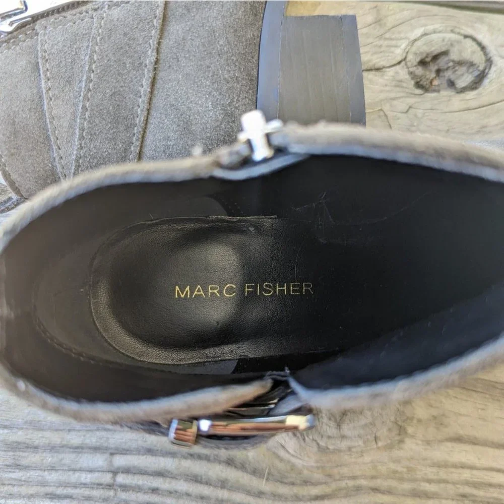 Marc Fisher Suede Buckle Ankle Boots/Booties Women's‎ Size 6